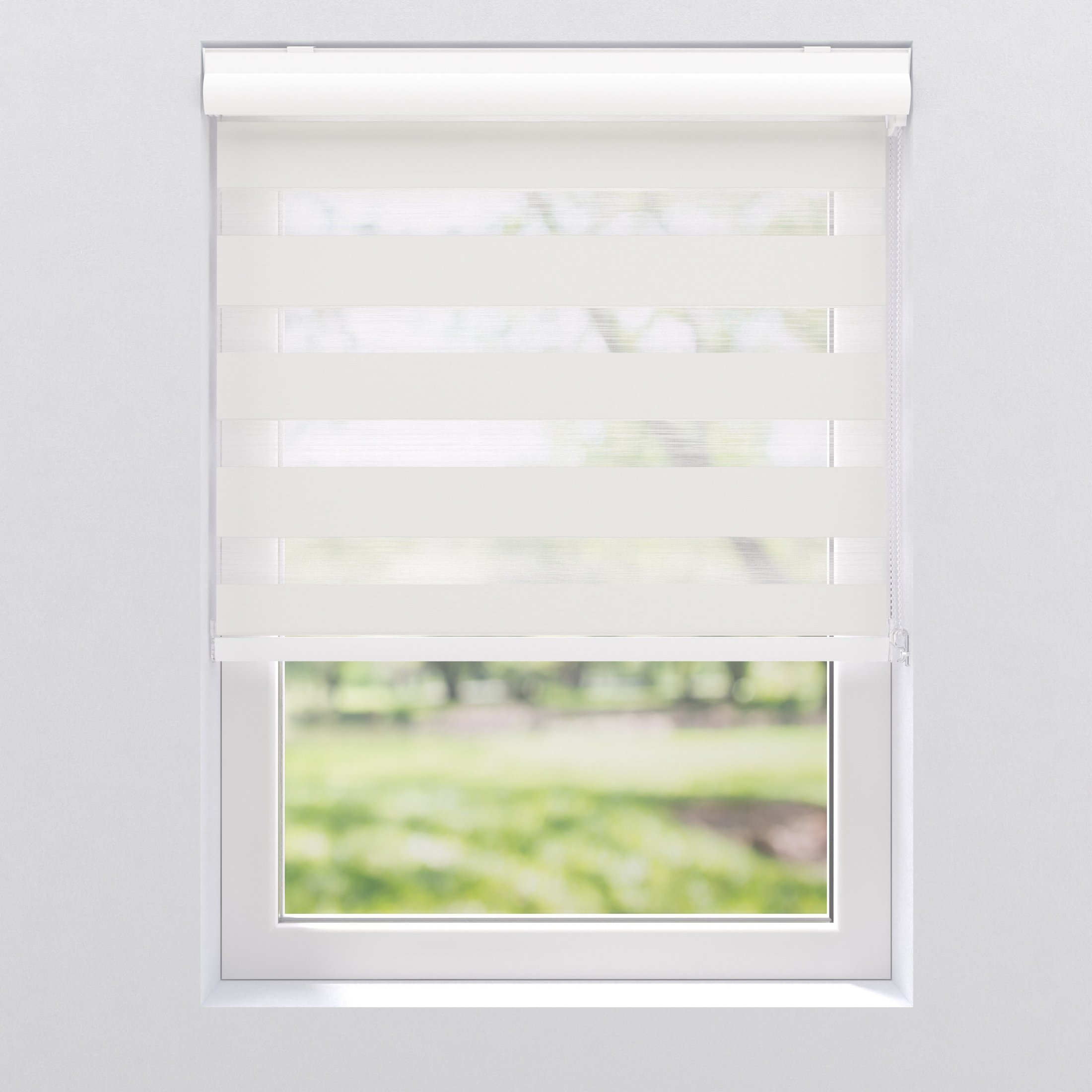 Duo Rolgordijn - Gebroken wit - Lichtdoorlatend - 40cm x 130cm ... Duo Rolgordijn - Gebroken wit - Lichtdoorlatend - 40cm x 130cm ...